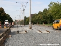 Rekonstruovaná trať mezi Přístaviště a Dvorci s položenými bezžlábkovými kolejemi. | 11.8.2011