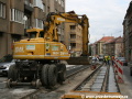 Rozvoz betonu nakolejeným rypadlem. | 19.9.2008