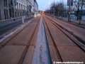 Čerstvě položené repasované velkoplošné panely BKV na vrstvě štěrkodrtě. | 6.2.2012