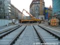 Rekonstrukce tramvajové tratě v oblasti náměstí Republiky. | 20.7.2006