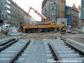 Rekonstrukce tramvajové tratě v oblasti náměstí Republiky. | 20.7.2006