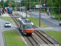 Krásná ukázka příkladu vhodného užití kolejnic S49 na tramvajové trati až z dalekého zahraničí, bratislavské električky v Karlovej Vsi | 12.5.2005