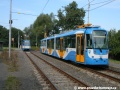 Opět výhybna Vřesina a pohled na přechod přes tramvajovou trať v S49 | 6.9.2008