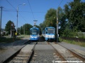 Opět výhybna Vřesina a pohled na přechod přes tramvajovou trať v S49 | 6.9.2008