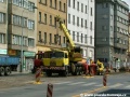 Práce mezi zastávkou Husinecká a křižovatkou Bulhar. | 7.8.2004