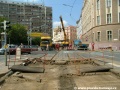 Oprava mezi zastávkami Lipanská a Olšanské náměstí. | 7.8.2004