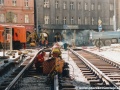 Celá kolejová konstrukce křižovatky Senovážné náměstí je již na místě. | 6.9.2003