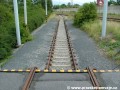Konec tramvajové koleje a začátek železniční koleje - nebo je to naopak?.