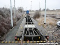 Tři plošinové vozy pro převoz tramvaje z plzeňské Škody do Prahy osiřely, náklad byl vyložen | 28.12.2006