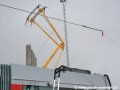 Podařilo se, vůz Škoda 14T ev.č.9117 má pantograf na troleji!. | 27.1.2007