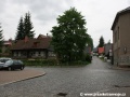 Celkový pohled na Zvědavou uličku v Jilemnici se Šaldovým statkem | 21.5.2008