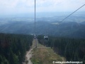 Osmimístná kabinová lanová dráha na Černou horu nazývaná ČERNOHORSKÝ EXPRESS | 23.7.2008