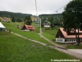 Třímístná sedačková lanovka na Portášovy boudy byla postavena v roce 1986 na Slovensku a po repasi se rozjela v Česku | 25.7.2008