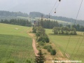 Nákladní lanovka Černý Důl - Kunčice nad Labem má délku 8 230 metrů a 49 podpěr o výšce 6 až 30 metrů | 25.7.2008