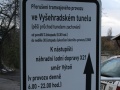 Informační prvky během výluky tramvajové dopravy ve Vyšehradském tunelu upozorňovaly cestující na zavedení náhradní lodní dopravy. | 22.11.2008