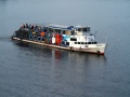 Motorová loď Visla na lince náhradní lodní dopravy X-21. | 5.11.2008