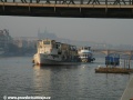 Motorová loď Visla na lince náhradní lodní dopravy X-21 opustila přístavní molo na Výtoni a loď Danubio k němu brzy zakotví. | 5.11.2008