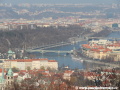 Pokud se zadíváme na Vltavu, spatříme odleva Štefánikův, Čechův a Mánesův most. | 16.3.2012