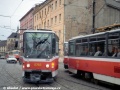 V prosinci 1997 probíhala dodávka třetí série vozů typu T6A5. Tyto vozy byly přiděleny do vozovny Žižkov. Tramvaj T6A5 ev.č.8746 byla zachycena na své první cestě městem - z předávací koleje na smyčce Sídliště Řepy do žižkovské vozovny | 11.12.1997