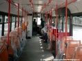 Pohled do interiéru tramvaje typu T3R ev.č.8205 na jedné z prvních zkušebních jízd. | 5.8.1998