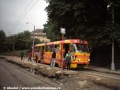 V zastávce Janův Důl z centra zastavila na provizoriu tramvaj T3 ev.č.37. | 26.8.1998