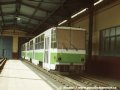 V červnu 1997 bylo v areálu ČKD-DS k vidění mnoho skříní tramvají T6B5 v různém stádiu rozpracovanosti. Tyto tramvaje byly dodávány pod obchodním názvem T3M do zemí bývalého SSSR jako nástupnice typu T3 | 25.6.1997
