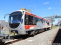 Léta postává v areálu firmy odstavený prototyp vozu metra Škoda 6Mt. | 7.6.2014