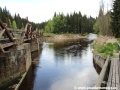 Vchynicko-Tetovský plavební kanál začíná v těchto místech... Chladné vody řeky Vydry opouští své dosavadní koryto. | 21.5.2012