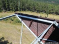 Obnovená rozhledna na skokanském můstku K88 na Zadově v lyžařském areálu Kobyla. | 7.8.2015