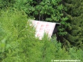 Zcela zarostlá je i druhá budova, připomínající také věž rozhodčích, u dalšího terénního zářezu, který podněcuje spekulace o existenci dalších dvou můstků v této části... | 21.5.2012