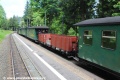 V osobním vlaku do Cranzahlu vedeném parní lokomotivou 99 1741-0 jsou řazeny i nákladní vozy. | 30.5.2015