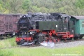 Parní lokomotiva 99 1741-0  v čele vlaku z Cranzahlu do Oberwiesenthalu. | 30.5.2015