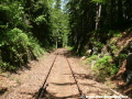 Vedle koleje se objevuje kilometrovník 46,8, udávající vzdálenost od nultého kilometru z polské strany tratě. | 26.5.2009