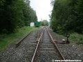 Chybějící výhybka na harrachovském zhlaví stanice Kořenov způsobuje, že obytný vlak z nádraží jen tak neodjede... | 10.9.2011