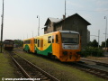 Linka S65 obsazená Regionovou 914.123-5+814.123-6 na zličínském nádraží. | 25.6.2010