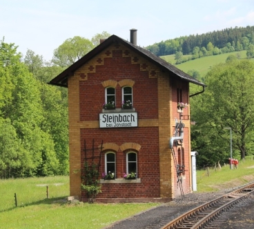 Vodárenská věž ve stanici Steinbach. | 31.5.2015