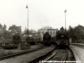 Těšnovskému nádraží i v posledních měsících existence dominovaly parní lokomotivy, motorové byly ve výrazné menšině | 1.7.1972