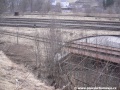 Opuštěná a rozpadající se točna u tzv. saské výtopny nádraží Vejprty. | 23.3.2011