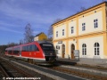 A před takovéto nádraží zajíždí z německé strany motorové jednotky řady 642 zvané Desiro... | 23.3.2011