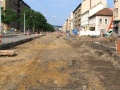 Rekonstrukce tramvajové tratě v Sokolovské ulici v úseku zastávek Balabenka-Nádraží Vysočany. | 16.6.2005