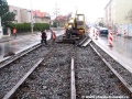 Likvidace části tramvajové tratě v ulici Antala Staška, na níž byl přerušen provoz v roce 1970, proběhla teprve o pětatřicet let později... | 8.4.2005