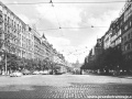Dopravní ruch na Můstku. | 50. léta