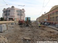 Rekonstrukce tramvajové tratě v prostoru zastávek Želivského. | 17.9.2012