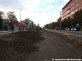 Rekonstrukce tratě ve Vinohradské ulici. | 10.10.2012