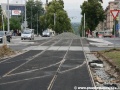 Dokončený vrchol křižovatky Vítězné náměstí od Podbaby, k dokonalosti chybí snad již jen troleje. | 4.7.2011
