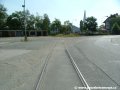 Průběžná vlečková kolej opouští Jankovcovu ulici a míří do areálu holešovického přístavu | 7.8.2004