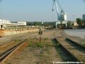 Překládací koleje na nábřežní zdi holešovického přístavu | 4.9.2004