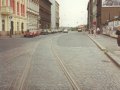 Napojení jižního areálu ČKD Tatra Smíchov na hlavní kolej železniční vlečky ve Stroupežnického ulici | 27.5.1995
