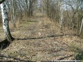 Oddělena plotem vedla souběžně s kolejiště Východního nádraží zkušební kolej závodu ČKD Lokomotivka. | 8.4.2006