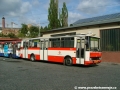 Karosa B732.1654 #5849 v garáži Dejvice. | 16.9.2004